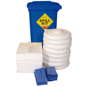 200 Litre Wheeled Bin Spill Kit - Double Weight Pads
